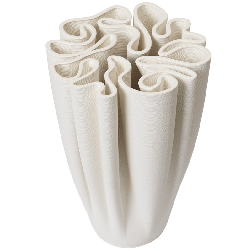 Dedali Vase 25 cm, Off-white