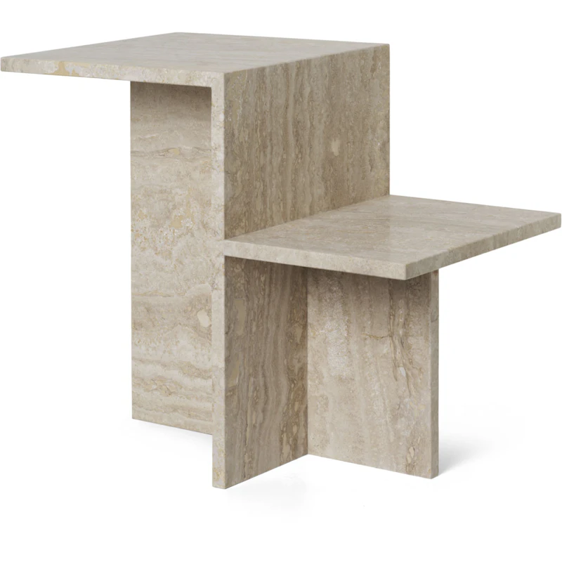 Distinct Sidebord, Travertine Sand