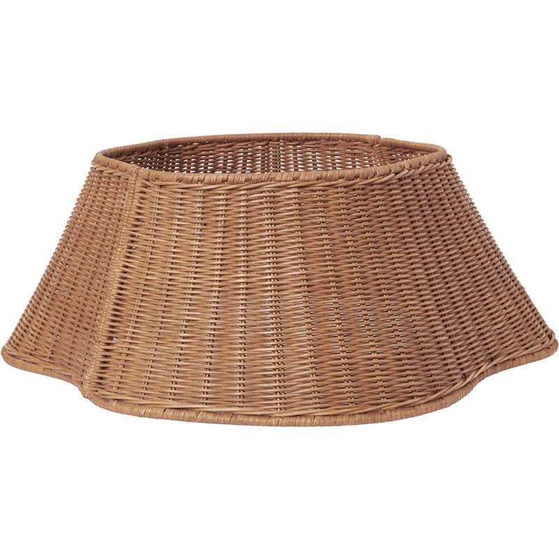 Drape Juletreskjørt Flettet, Naturlig