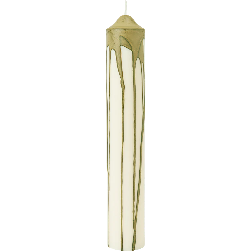 Dryp Kubbelys 30 cm, Olivengrønn