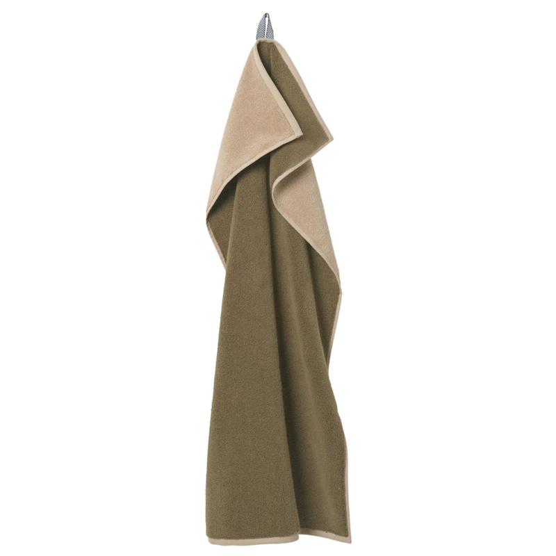 Ekko Hand Towel - Cashmere/Off-white Badehåndkle 50x100 cm Oliven Cashmere