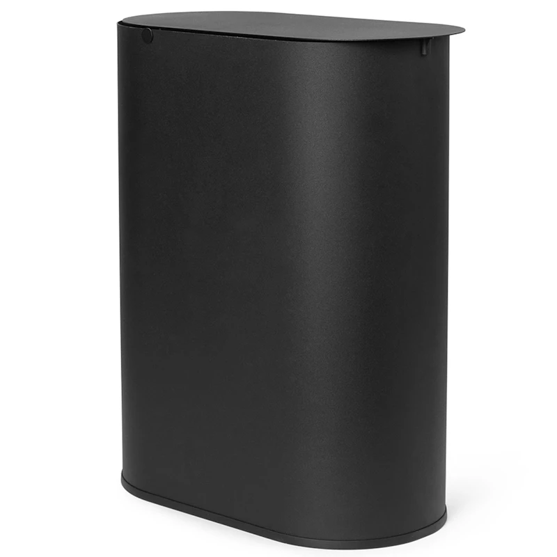Enkel Bin Papirkurv, Svart