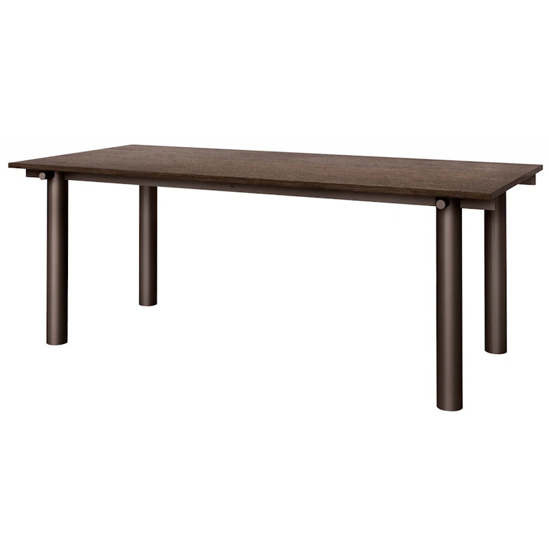 Atura Spisebord 90x200 cm, Dark Chocolate / Mørkbeiset Eik
