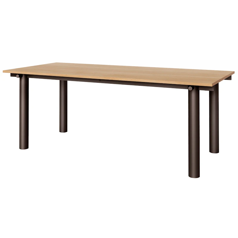 Atura Spisebord 90x200 cm, Dark Chocolate / Eikefiner