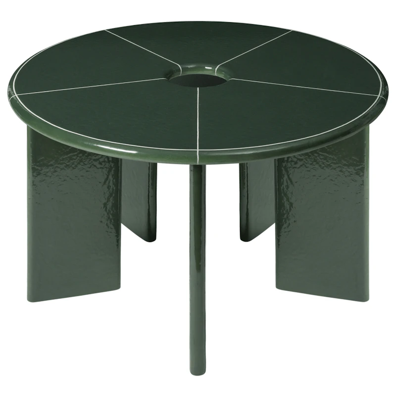 Deya Bord Ø120, Mørkegrønn