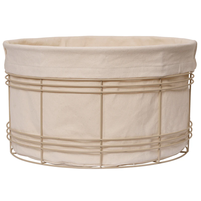 Fio Skittentøyskurv H30 cm, Cashmere/natural