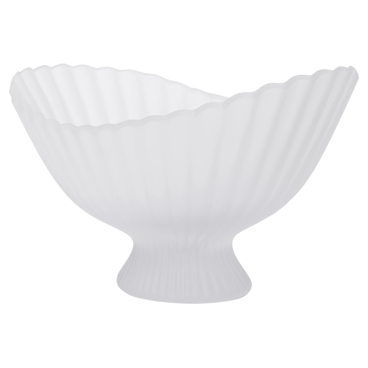 Ferm Living Fountain Sk&aring;l Frostet Glass W41 Cm -  Serveringssk&aring;ler Resirkulert Glass Klar - 1104272629