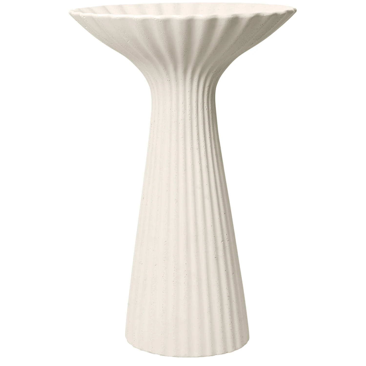 Ferm Living Fountain Sokkelsk&aring;l H75 Cm Ivory -  Serveringssk&aring;ler Betong Elfenben - 1104272746