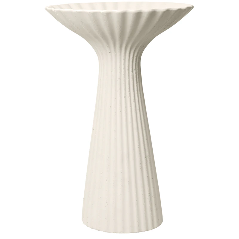 Fountain Sokkelskål H75 cm, Ivory