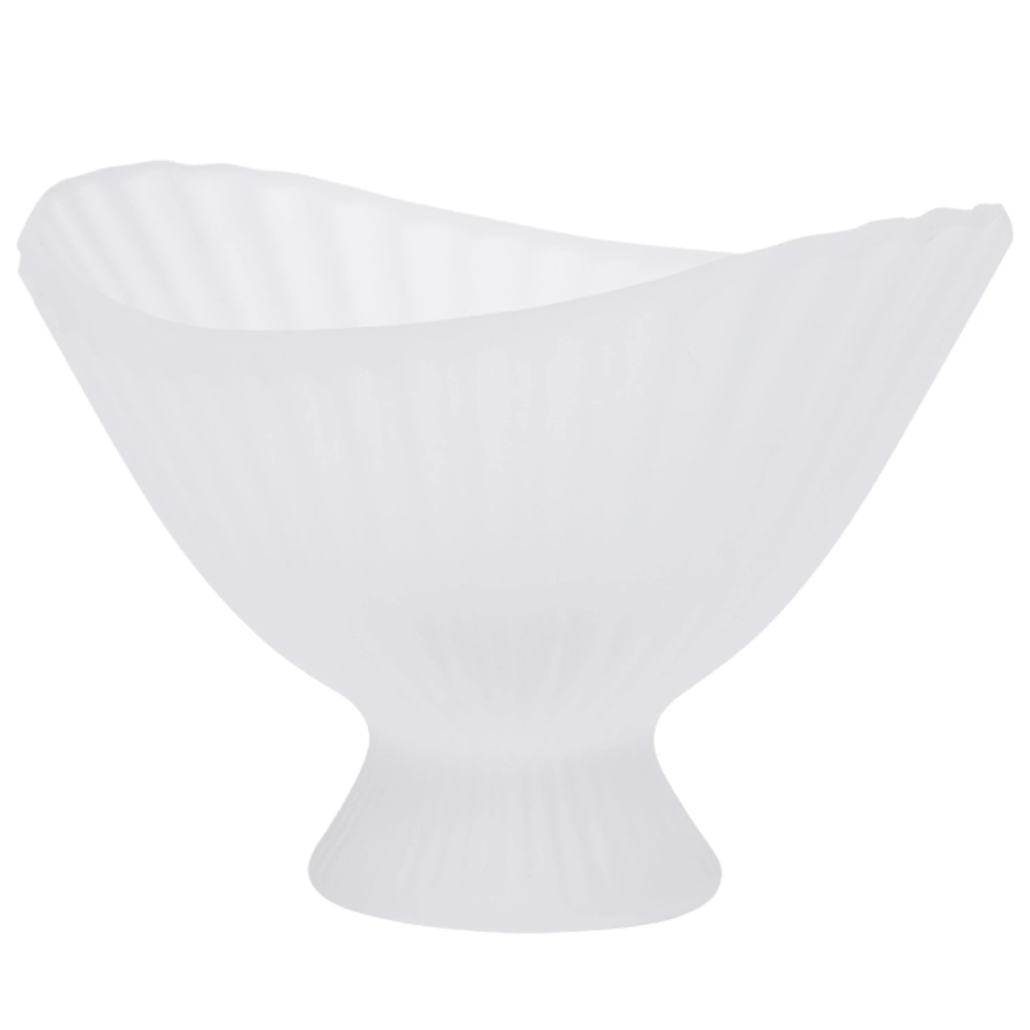 Ferm Living Fountain Sk&aring;l Frostet Glass W21 Cm - Serveringssk&aring;ler Resirkulert Glass Klar - 1104272628