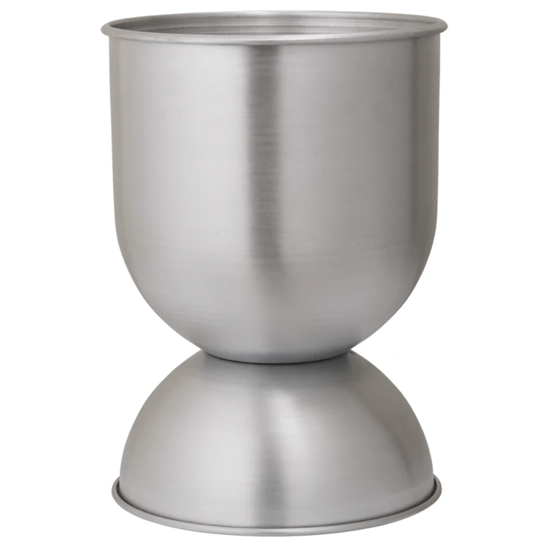 Hourglass Krukke H42,5 cm, Aluminium