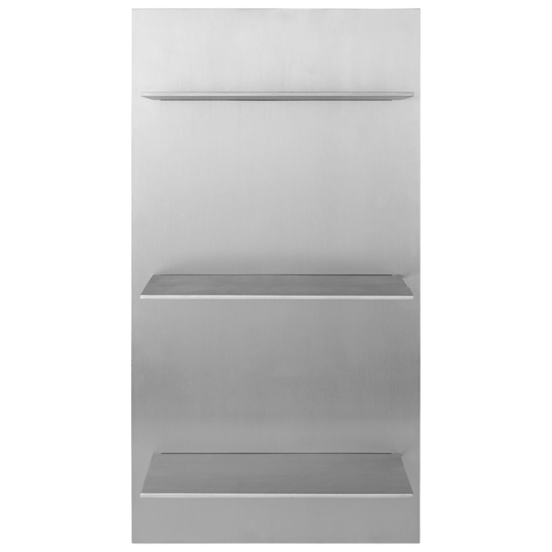 Lager Vegghylle Trippel 35x65 cm, Aluminium