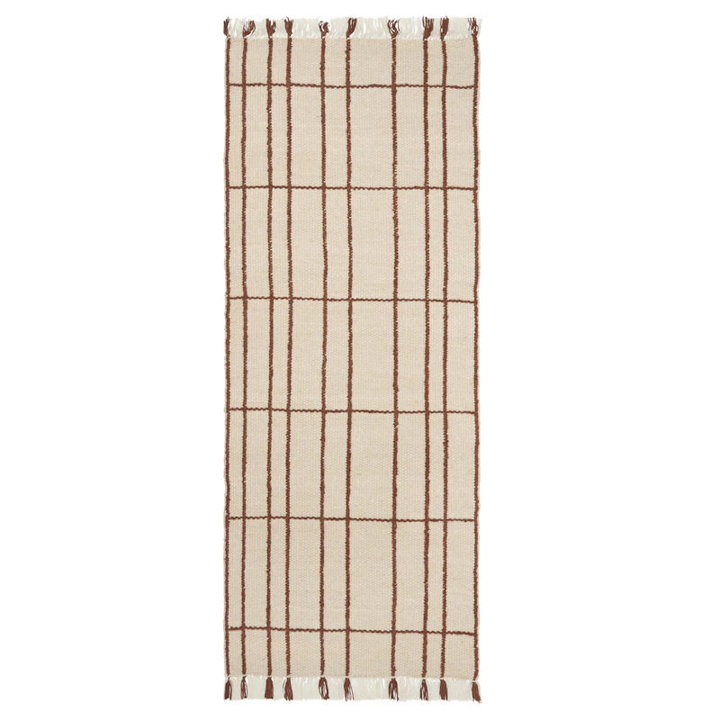 Sen Teppe 80x200 cm, Kastanje