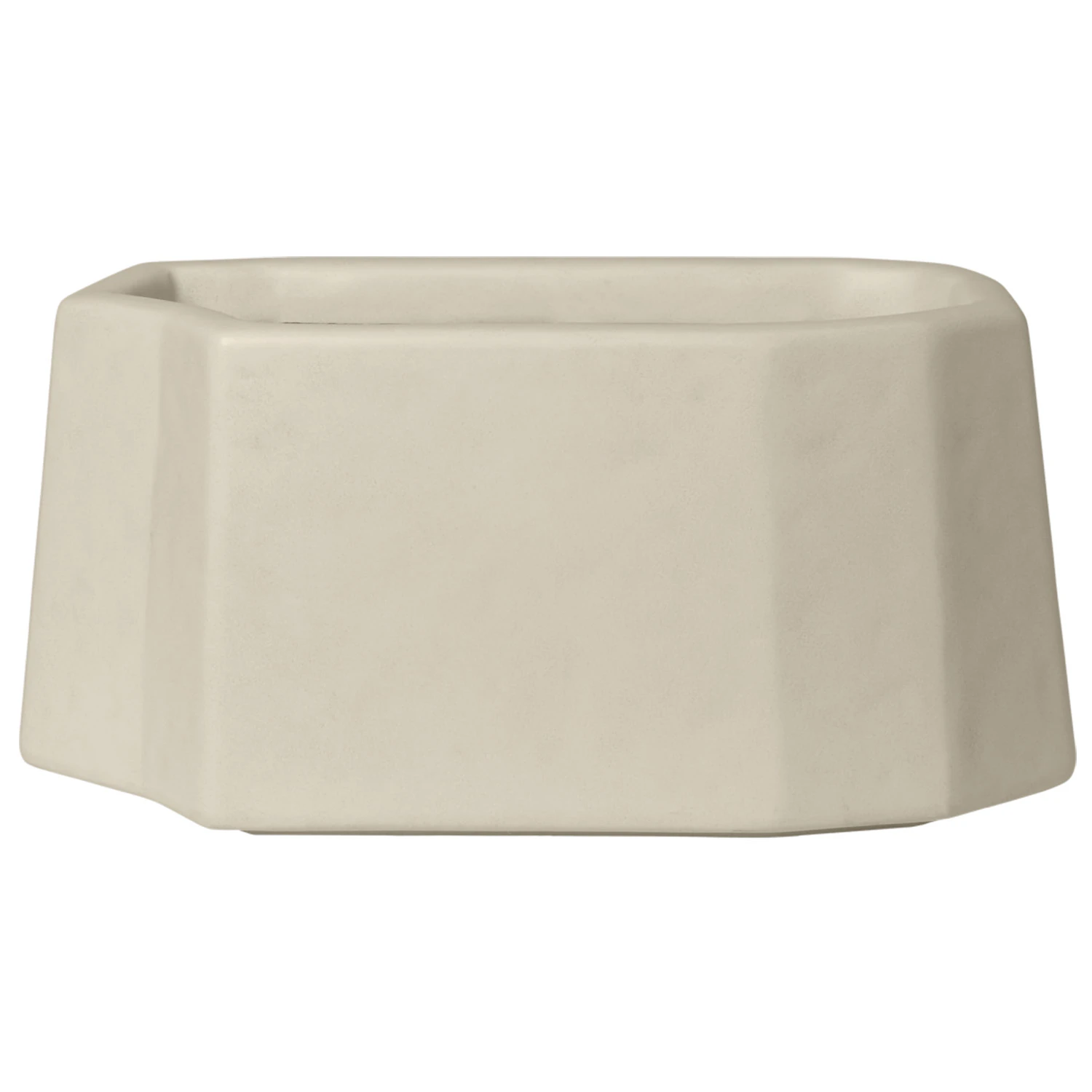 Ferm Living Staffa Blomsterpotte H27 Cm Ivory -  Krukker Betong Elfenben - 1104272773