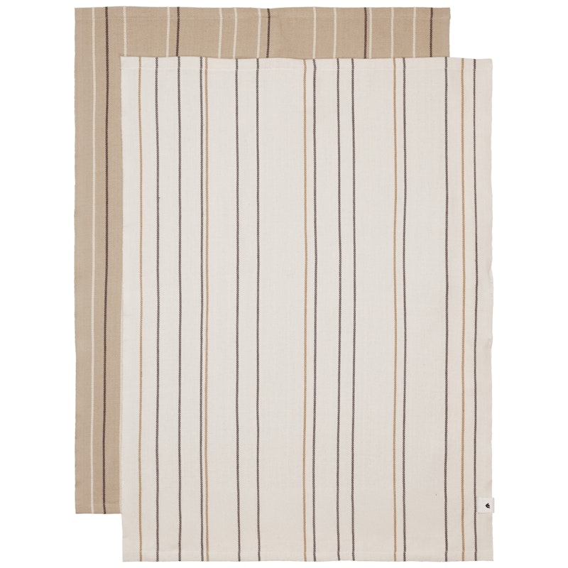 Ito Kjøkkenhåndkle 50x70 cm 2-pk, Parchment / Cashmere