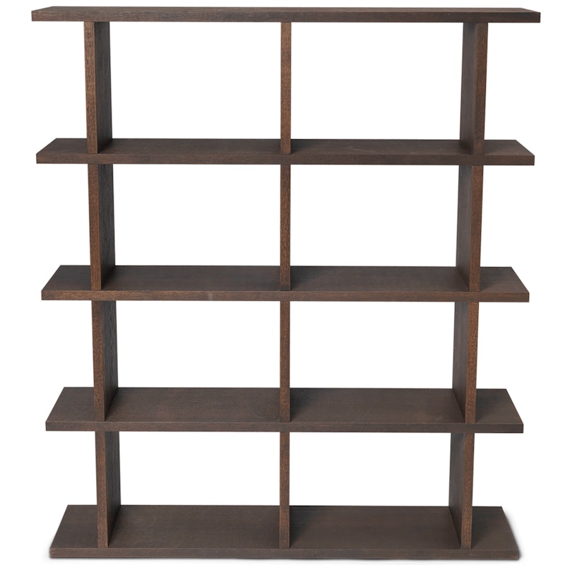 Kona Bokhylle 2x4, Dark Stained