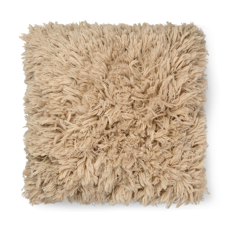 Meadow High Pile Pyntepute 50x50 cm, Lys Sand