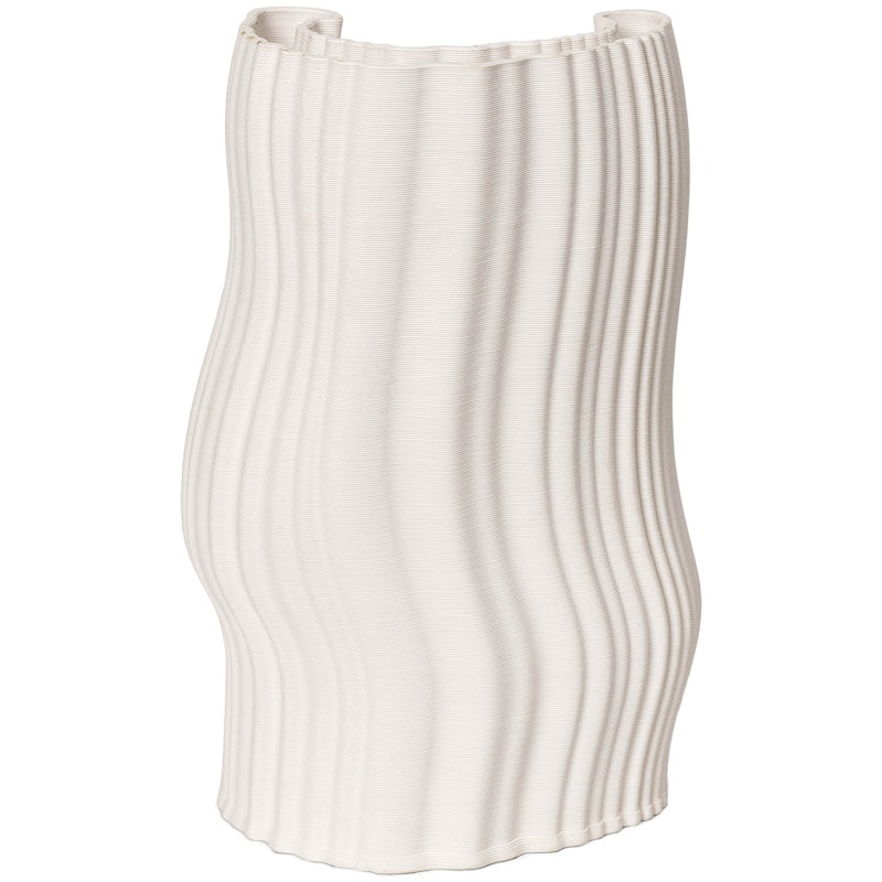 Moire Vase Off-white, 30 cm