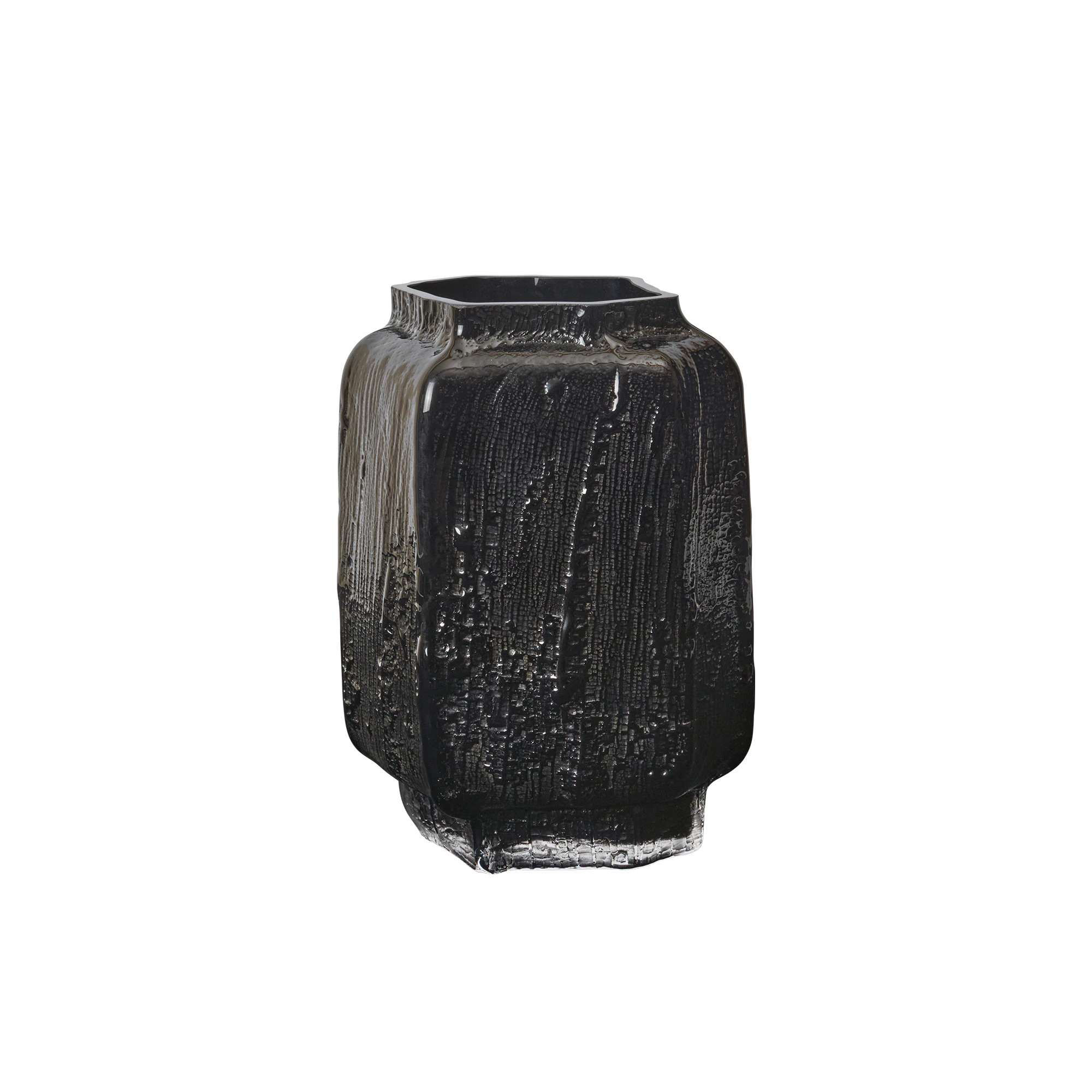 Ferm Living Mokuri Vase 25 Cm - Vaser Munnbl&aring;st Glass Sort - 1104273888