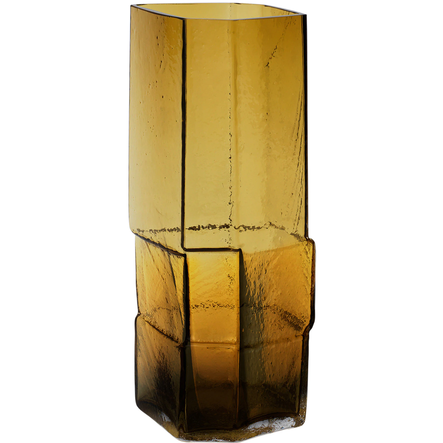 Ferm Living Muro Vase 30 Cm  -  Vaser Munnbl&aring;st Glass Amber - 1104270744