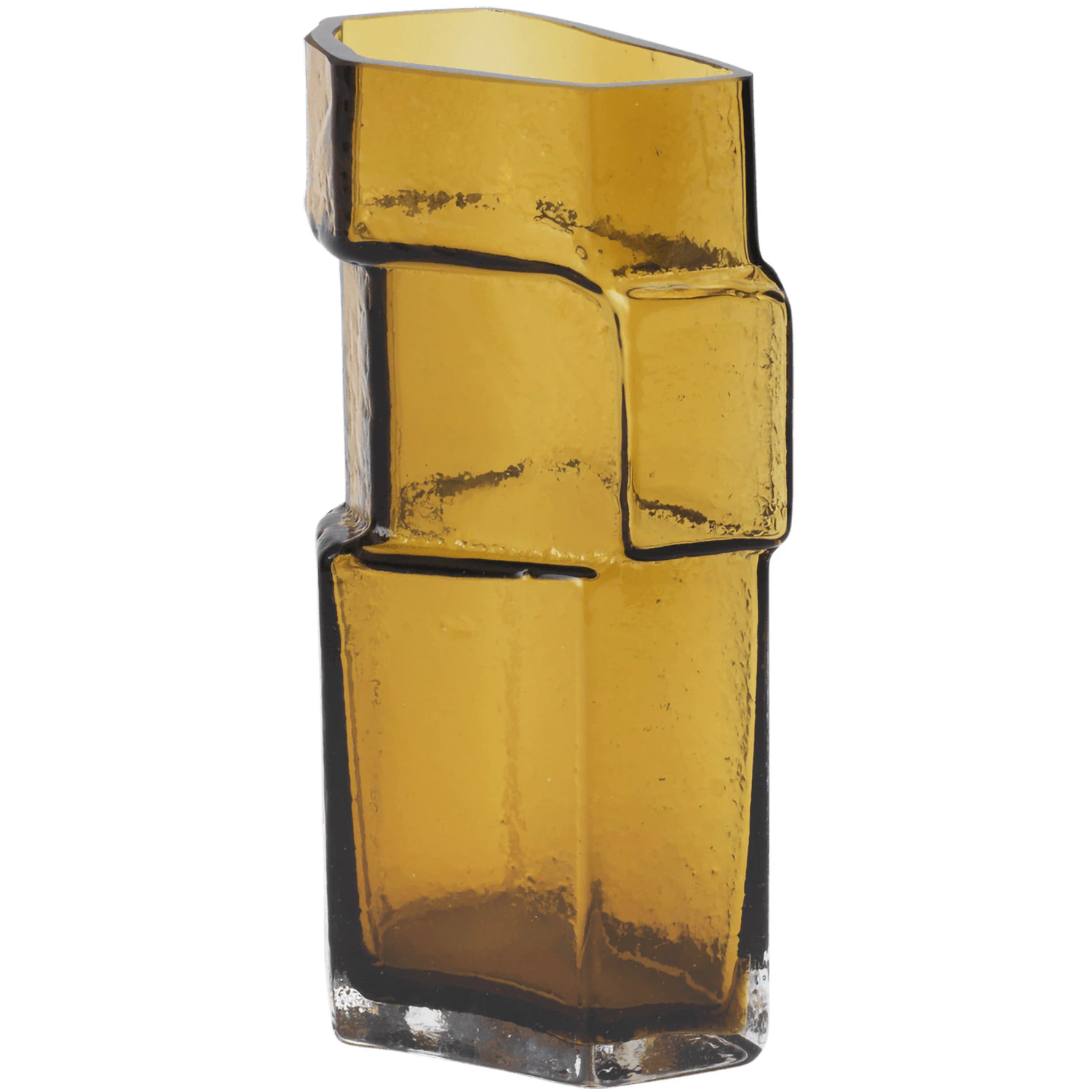 Ferm Living Muro Vase 23 Cm  -  Vaser Munnbl&aring;st Glass Amber - 1104270743