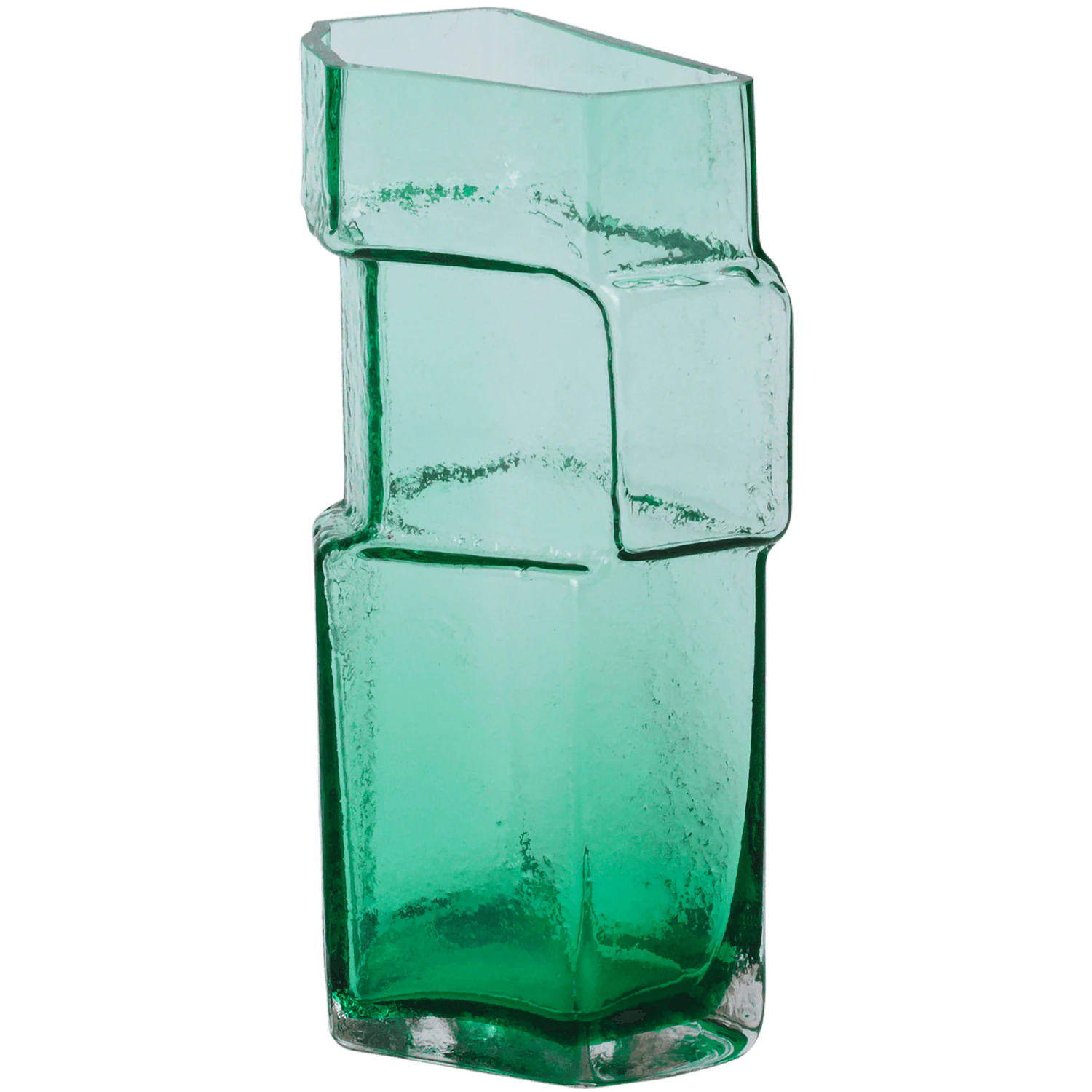 Ferm Living Muro Vase 23 Cm  -  Vaser Munnbl&aring;st Glass Gr&oslash;nn - 1104270785
