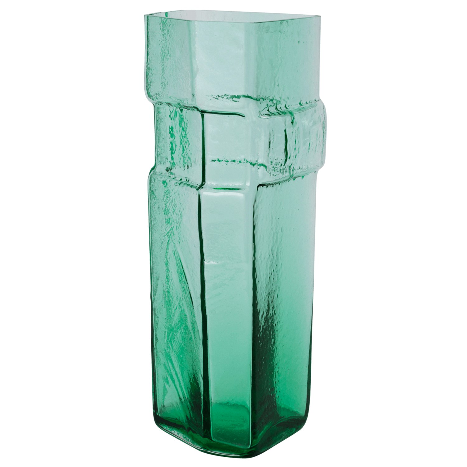 Ferm Living Muro Vase 38 Cm  -  Vaser Munnbl&aring;st Glass Gr&oslash;nn - 1104270787