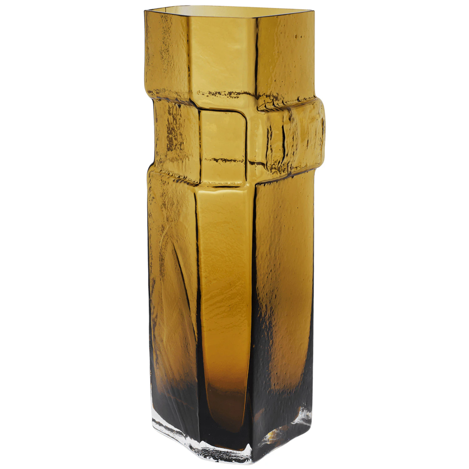 Ferm Living Muro Vase 38 Cm  -  Vaser Munnbl&aring;st Glass Amber - 1104270745