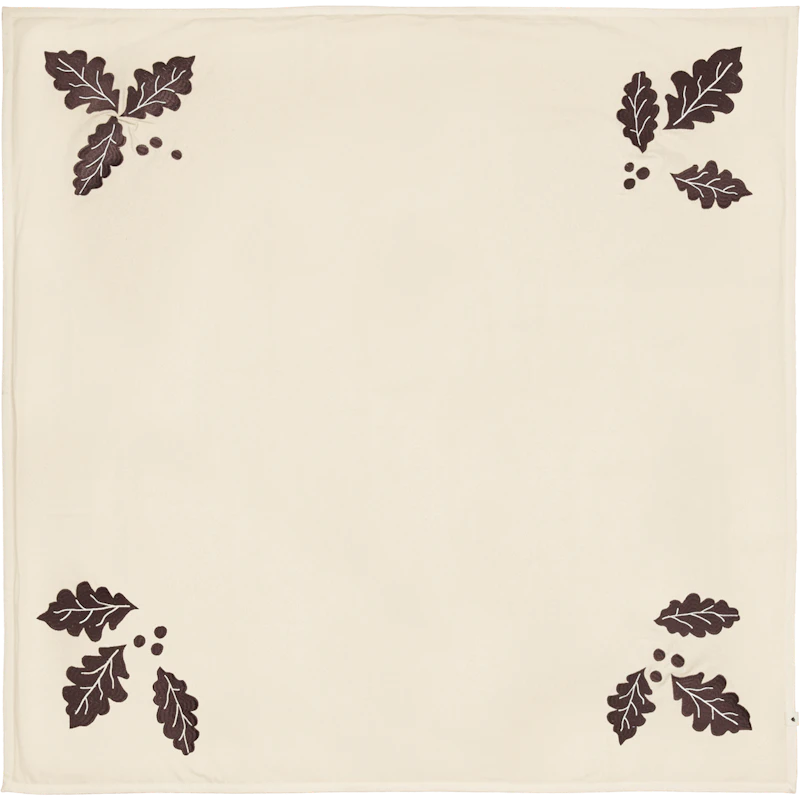 Oak Juletreteppe Kvadratisk, Naturlig