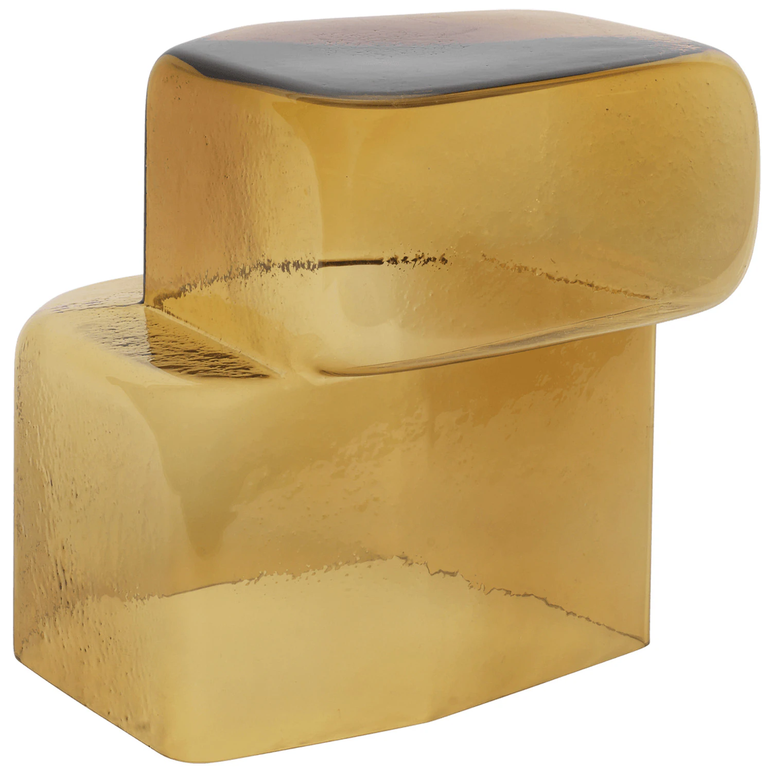 Ferm Living Oscil Skulptur  -  Skulpturer Munnbl&aring;st Glass Amber - 1104270986