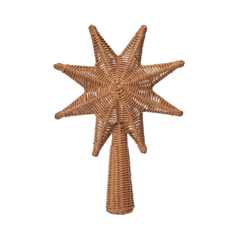 Rattan Juletrepynt