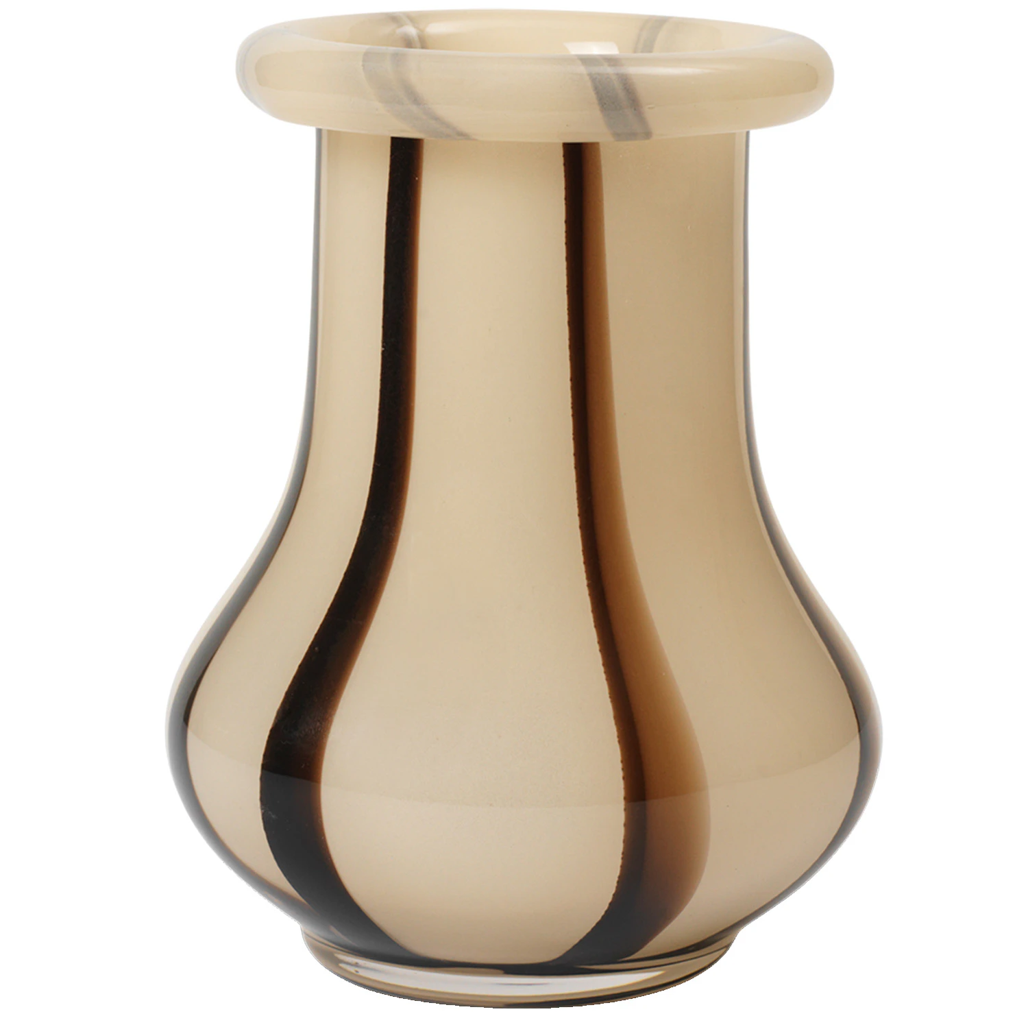 Ferm Living Riban Vase 15 Cm  -  Vaser Glass Cream - 1104268845