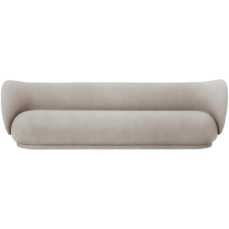 Rico Brushed 4-Seter Sofa, Sand
