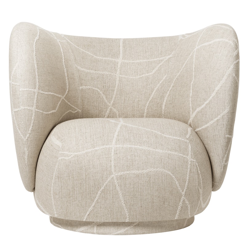 Rico Loungestol Utzon-Can Lis, Off-white / Sand