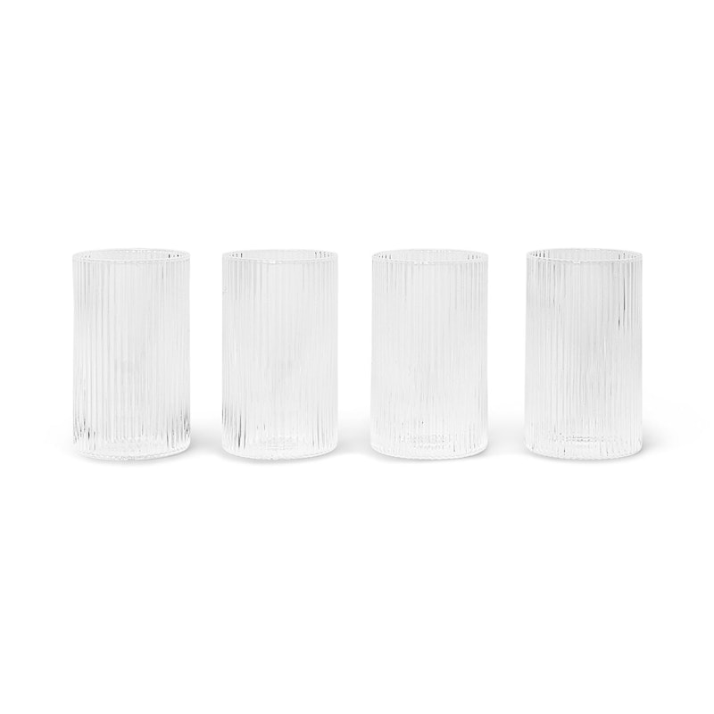 Ripple Drikkeglass 14 cl 4-pk, Klar