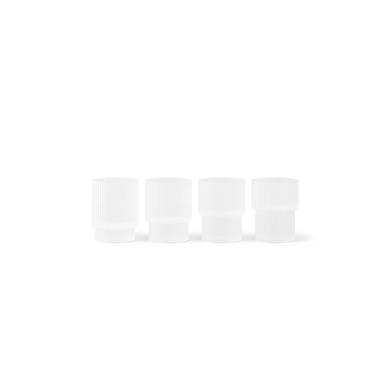 Ripple Glass Small 6 cl 4-pk, Frostet