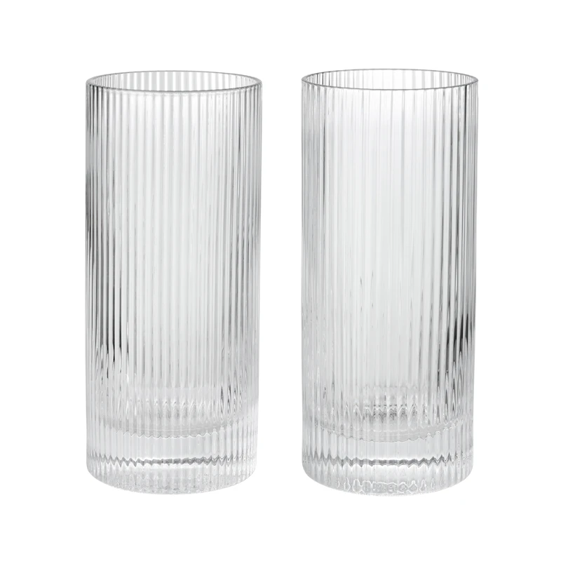 Ripple Highball-Glass 2-pk, Klar