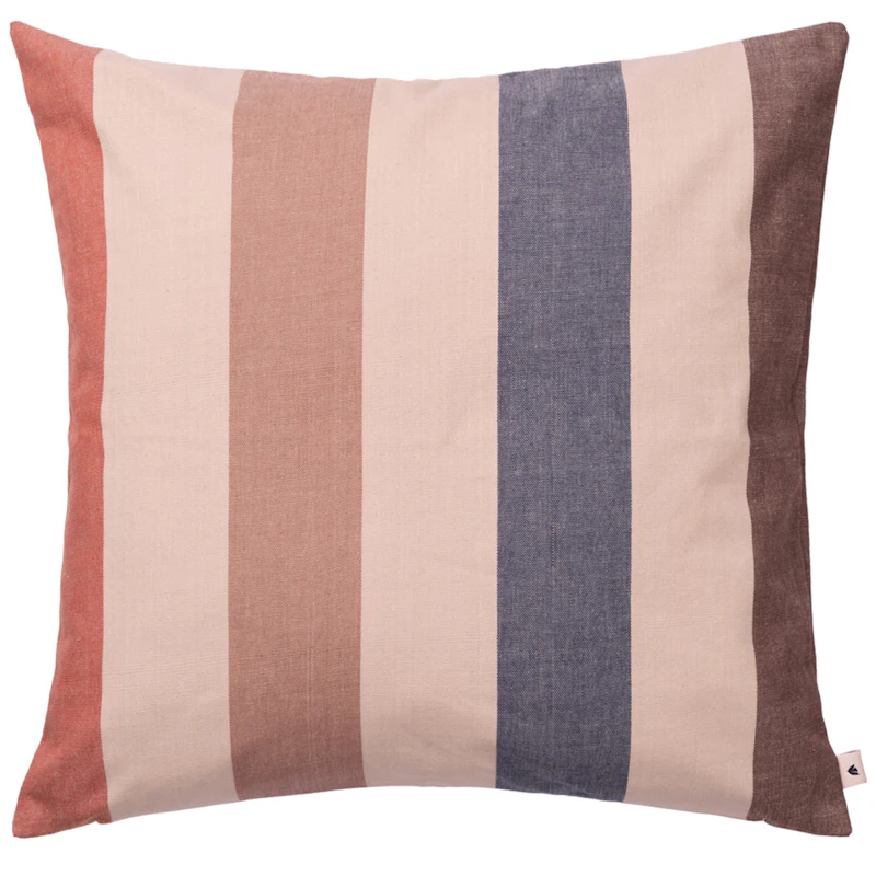 Strand Utepute 50x50 cm, Mocha / Indigoblå