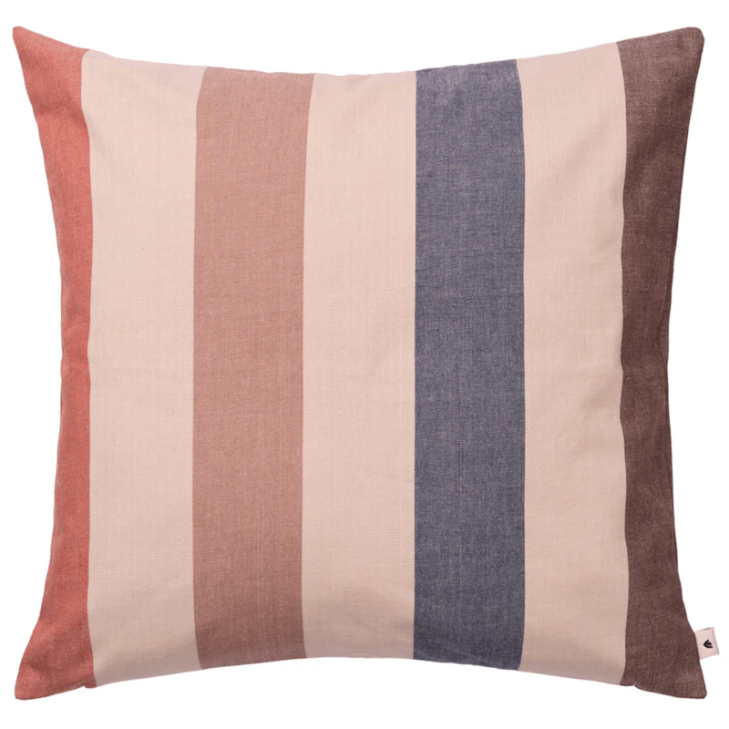 Strand Outdoor Putetrekk 50x50 cm, Mocha / Indigoblå / Cashmere