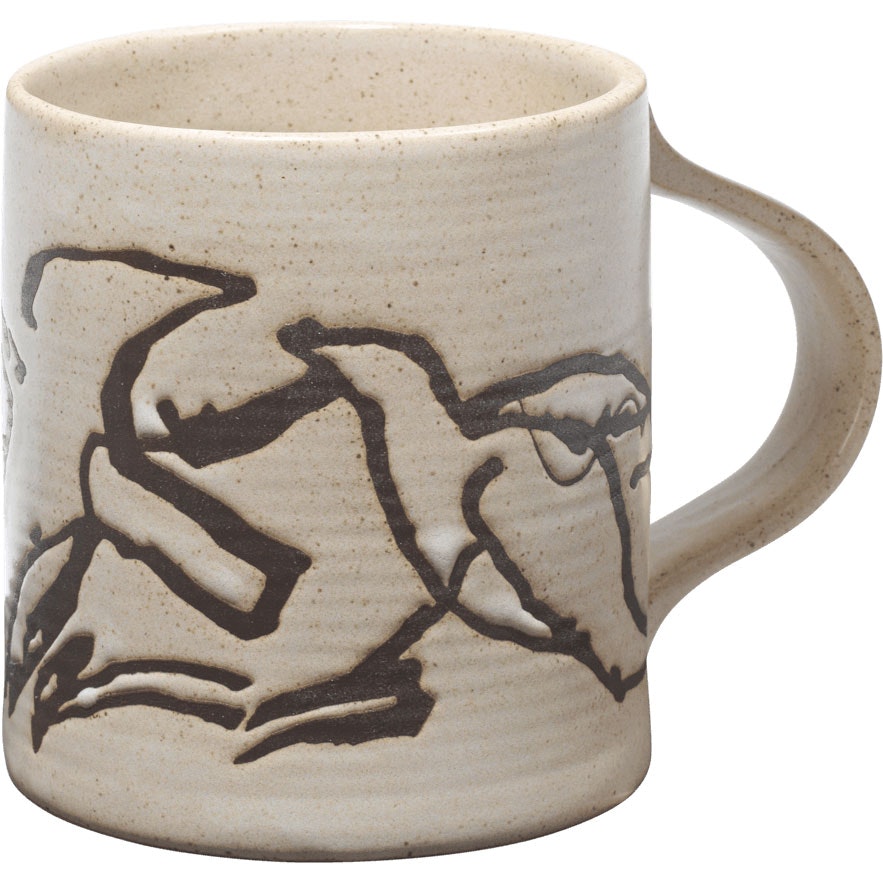 Ferm Living Vuelo Krus  -  Kaffekopper Stengods Cream - 1104270719