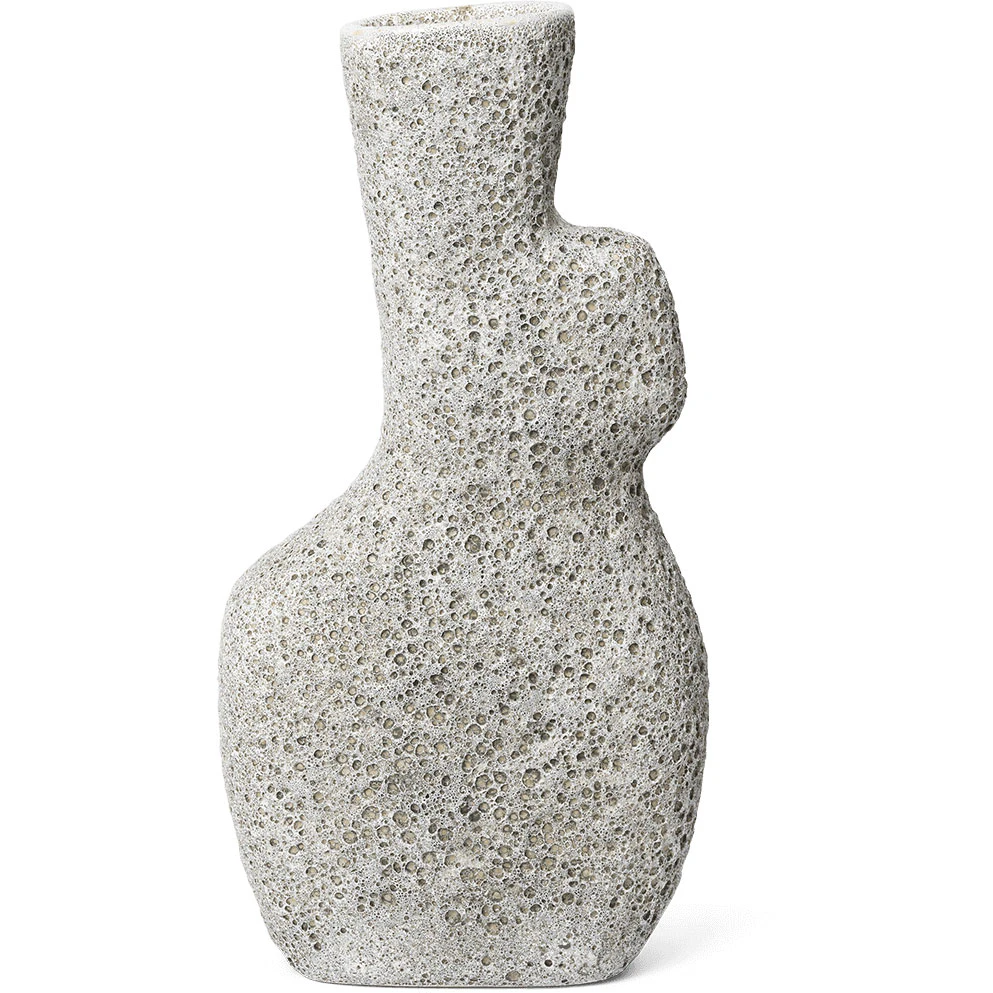 Ferm Living Yara Vase 35.5 Cm  -  Vaser Stengods Grey Pumice - 1104268184