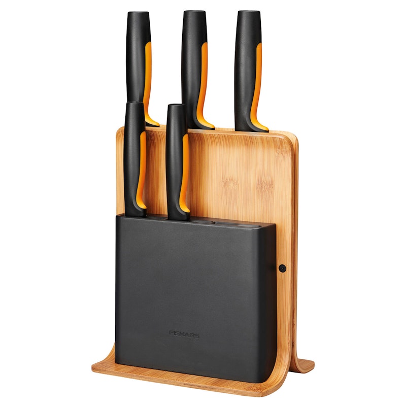 Functional Form Knivblokk Bambus + 5 Kniver