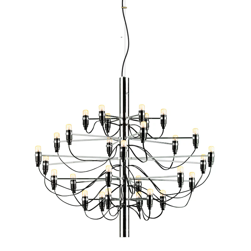 2097/30 Sarfatti Lysekrone LED, Chrome