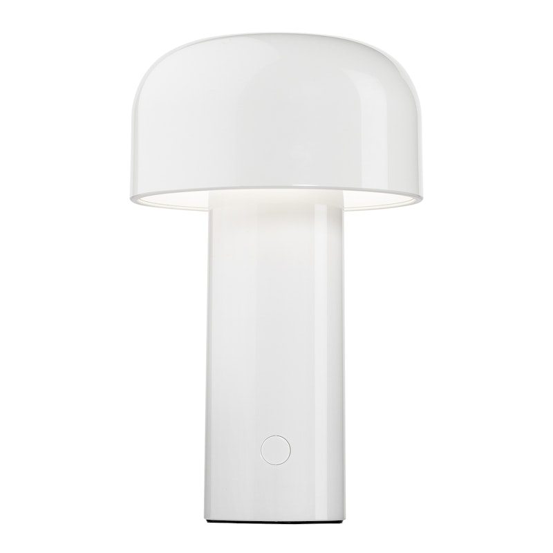Bellhop Bordlampe Bærbar, Hvit