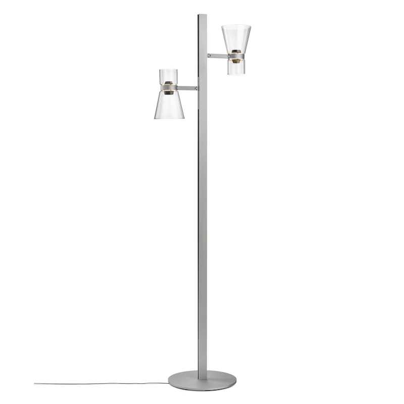 Floor Lamp Cone 2, Silver