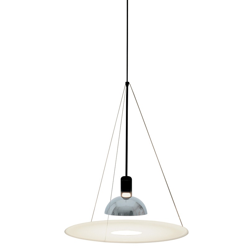 Frisbi Taklampe, Chrome