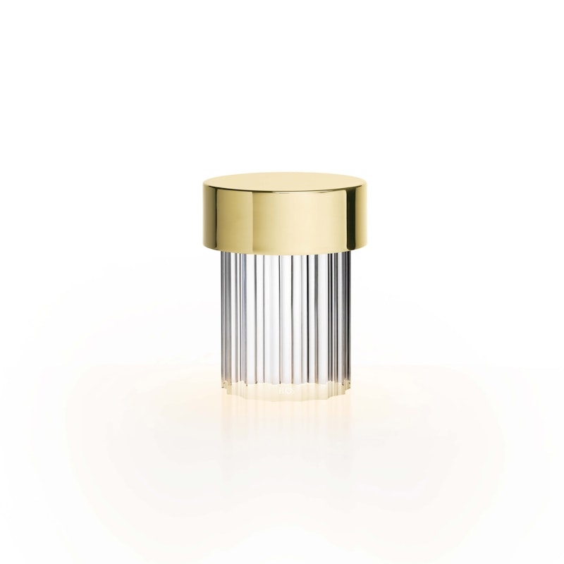 Last Order Fluted Bordlampe, Brass