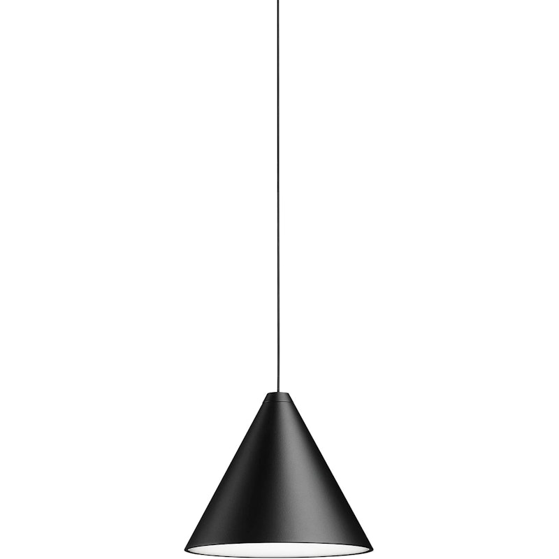 String Light Cone Pendel 12M Dimmebar med Casambi, Svart