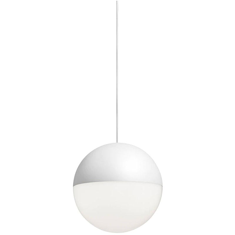 String Light Sphere Pendel 12M Dimmebar med Casambi, Hvit