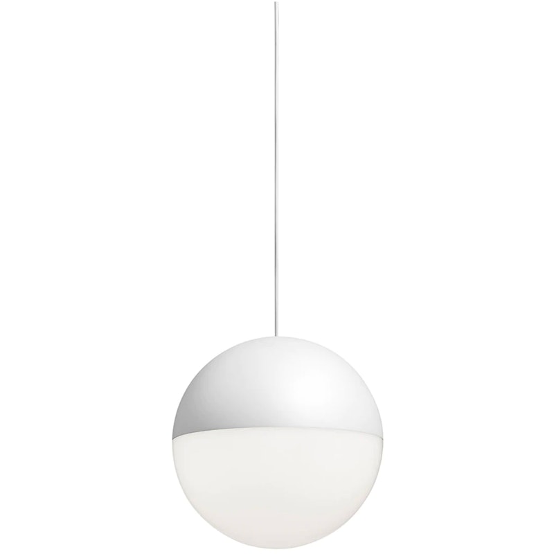 String Light Sphere Pendel 12M Dimbar Med Casambi, Hvit